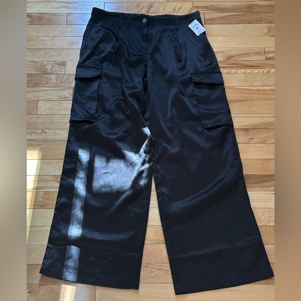 Ardene Black Wide-Leg Pants